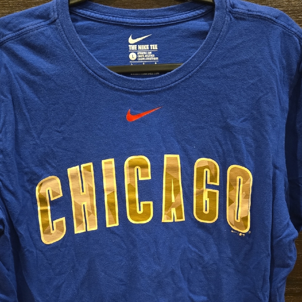 Nike Blue Chicago Short Sleeve Shirt
